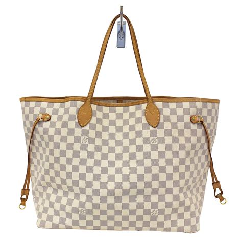 louis vuitton white checkered handbag|louis vuitton white checkered bag.